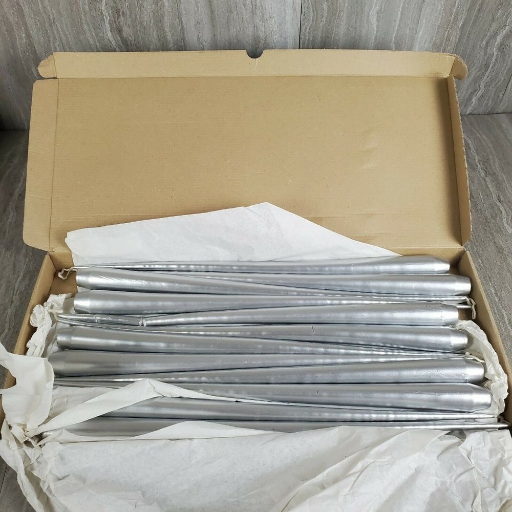 Ester & Erik Cone Candle Silver (Set of Twelve) 12
